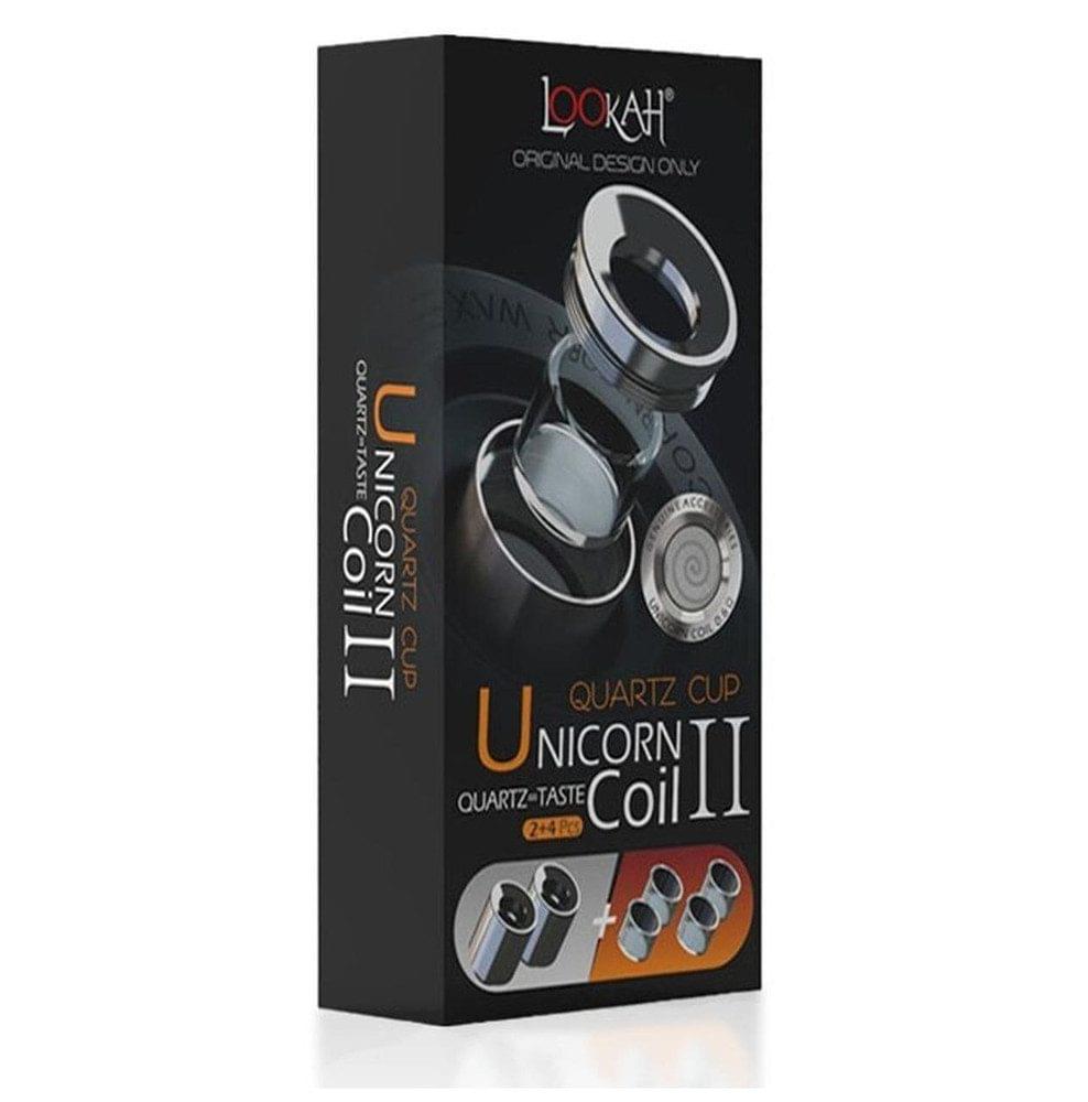 LOOKAH UNICORN QUARTZ COIL II - PACK OF 2 ATOMIZERS + 4 QUARTZ