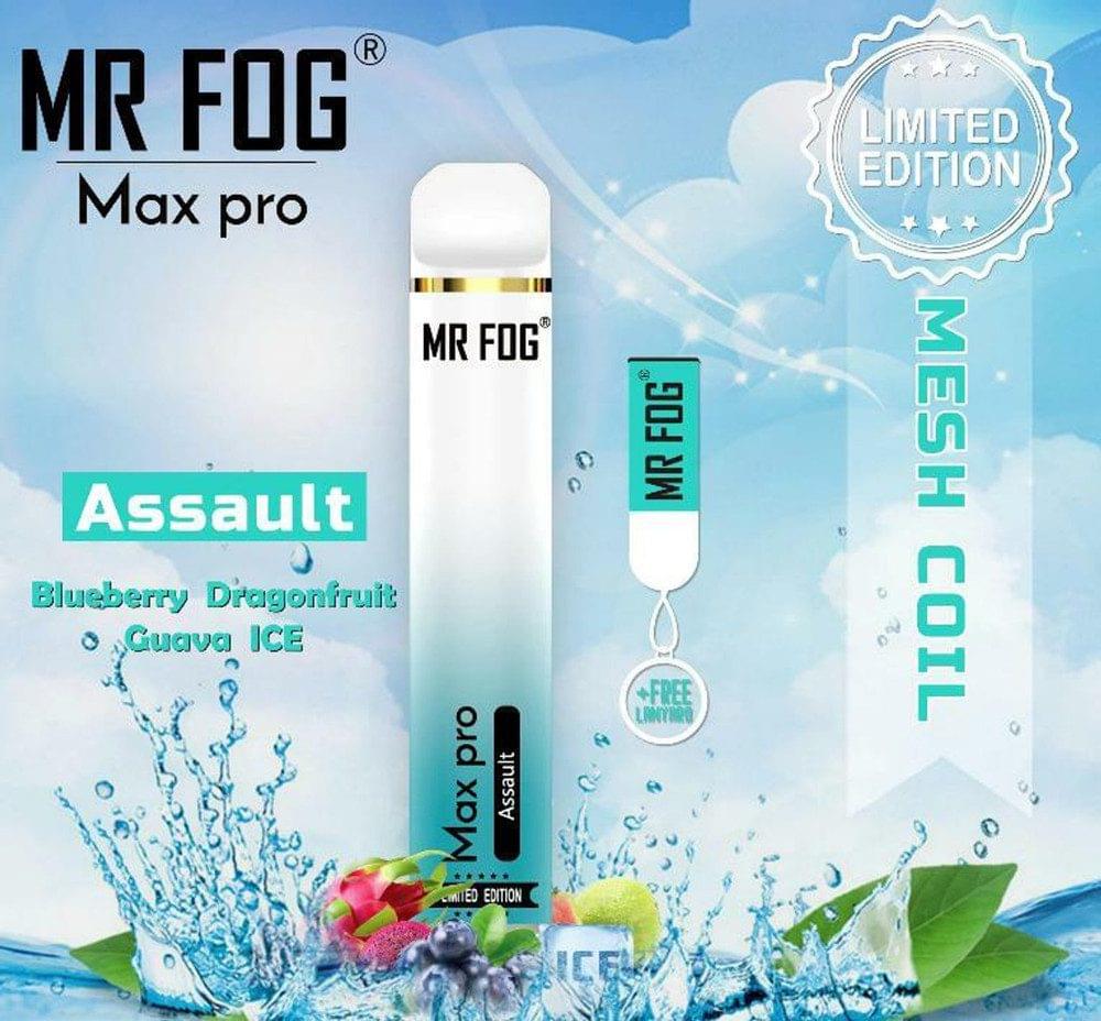MR. FOG MAX PRO LIMITED 5% NIC EDITION DISPOSABLE VAPE 2000 PUFFS - 10CT DISPLAY