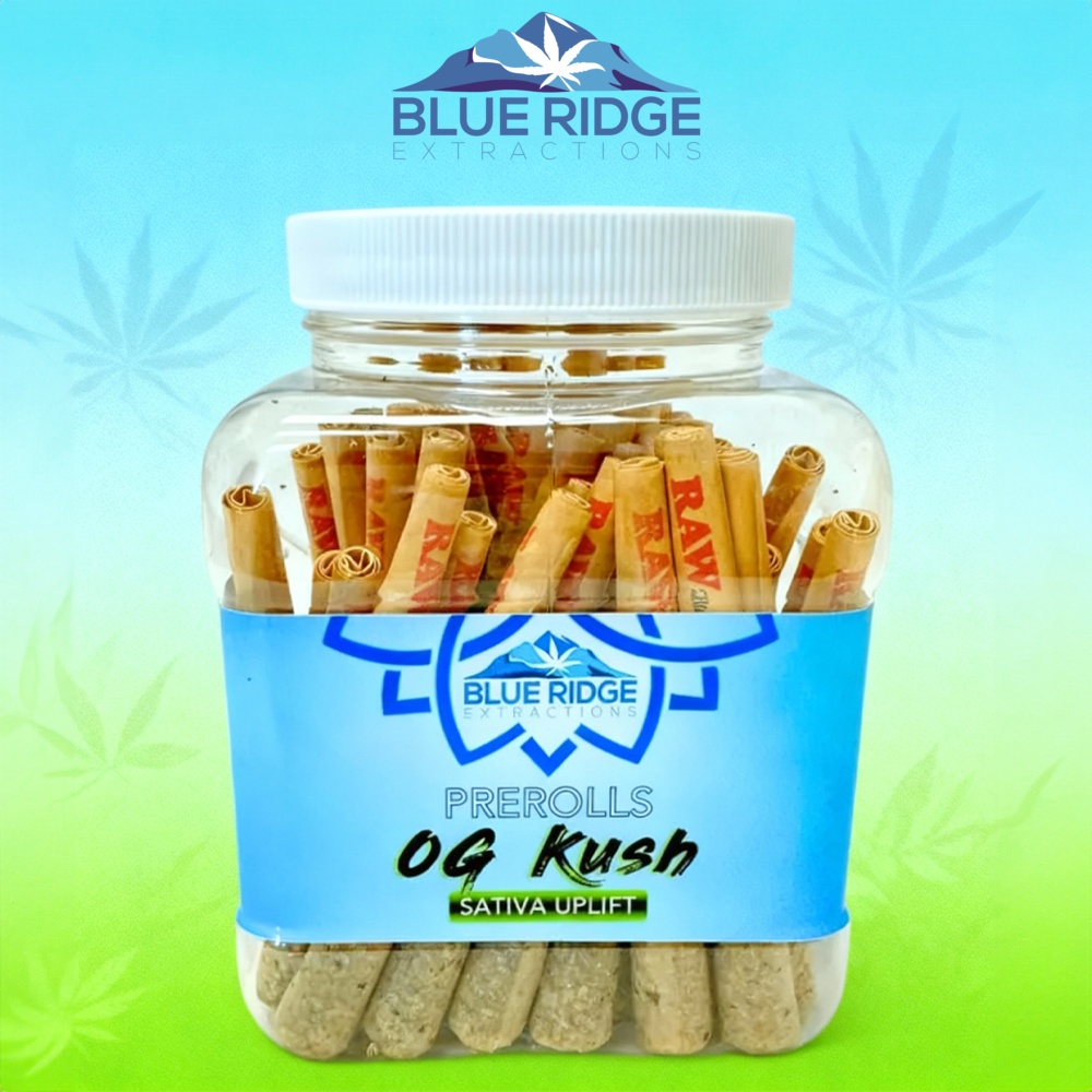 BLUE RIDGE 1.2G DELTA 8 PRE-ROLL JAR - JAR OF 50