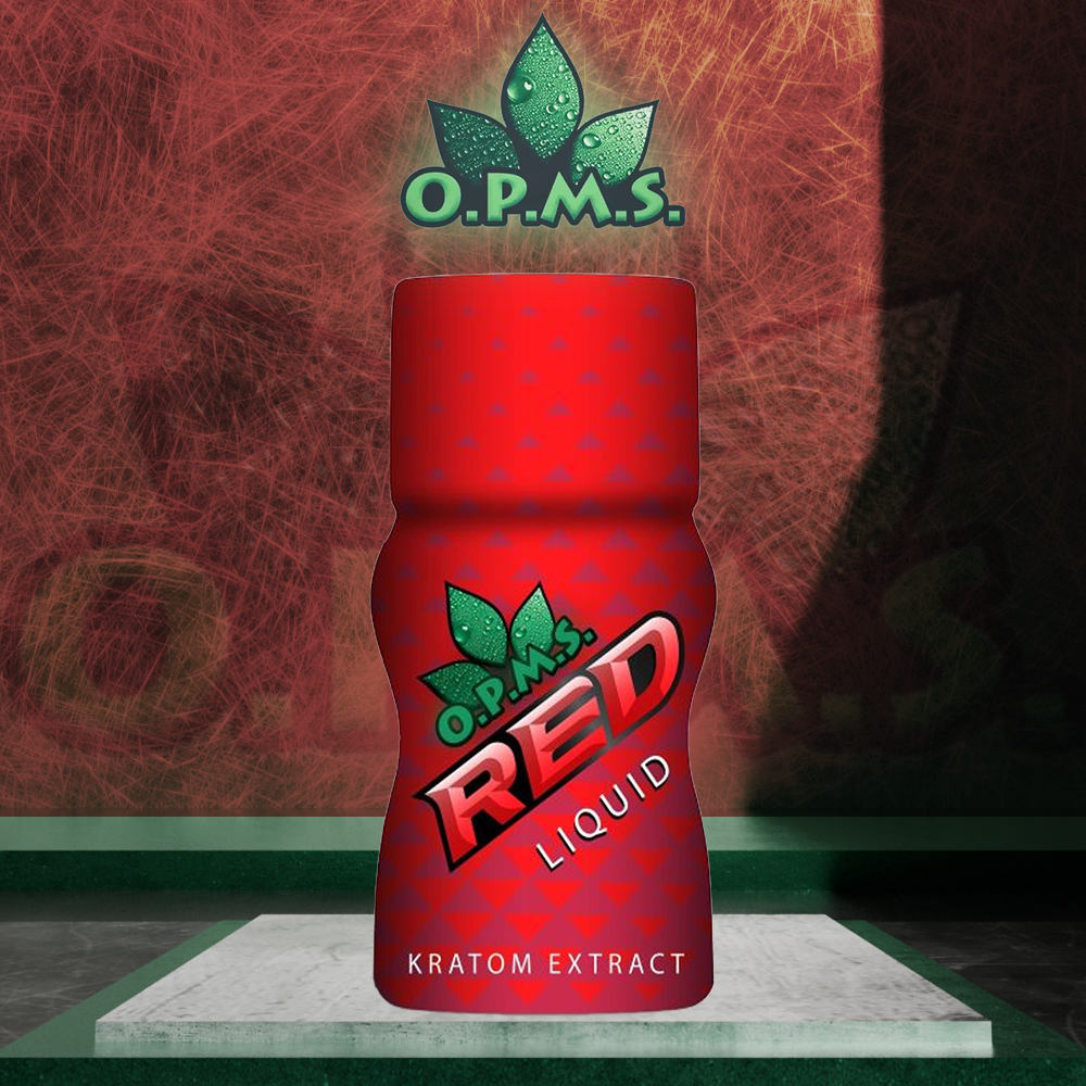 OPMS RED - 8.8ML LIQUID KRATOM SHOT - DISPLAY 50 (Copy)