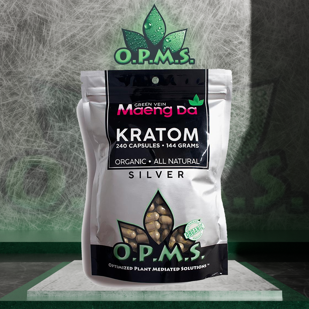 OPMS SILVER KRATOM CAPSULES 240CT