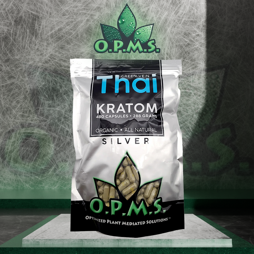 OPMS SILVER KRATOM CAPSULES 480CT