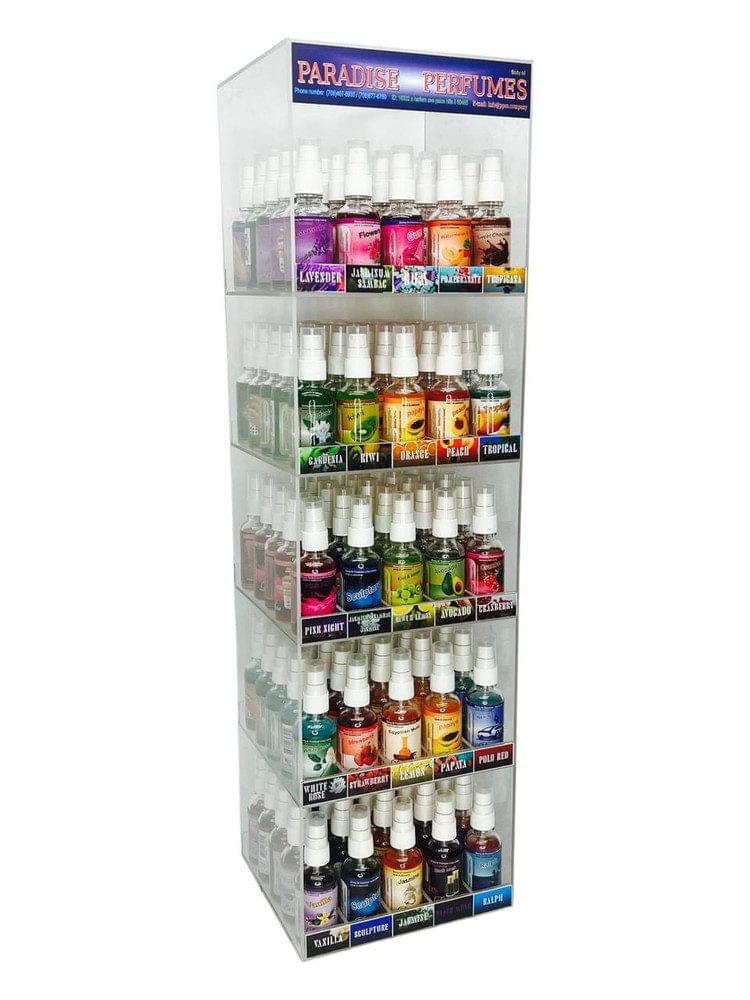 PARADISE PERFUMES 5 FLOOR 30ML AIR FRESHNERS DISPLAY - 125CT