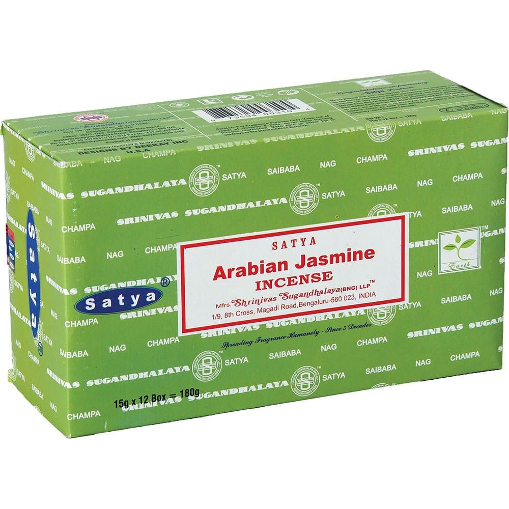 SATYA - ARABIAN JASMINE INCENSE STICKS - 12CT