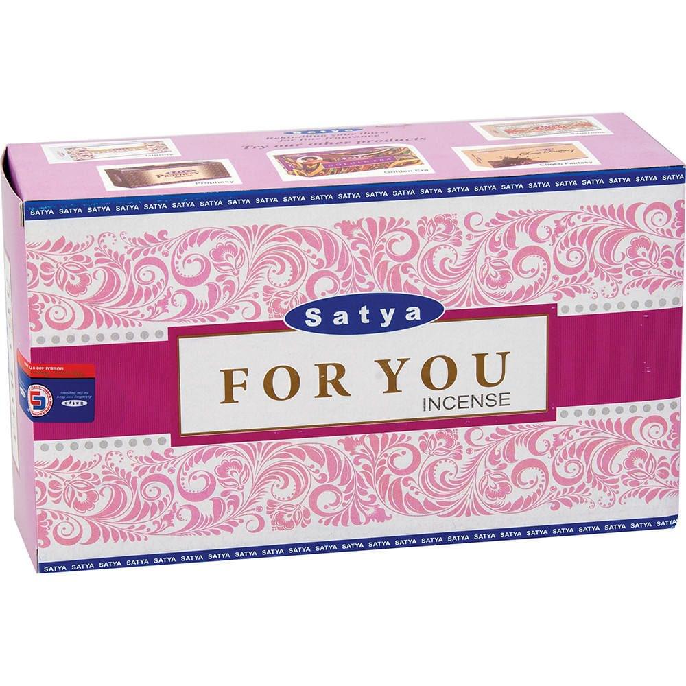 SATYA - FOR YOU INCENSE STICKS - 12CT