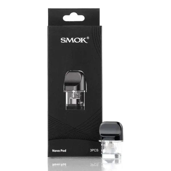 SMOK NOVO 2ML REFILLABLE REPLACEMENT TOP FILL POD - PACK OF 3