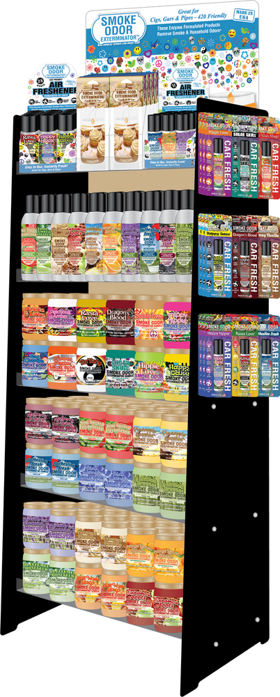 SMOKE ODOR 5 TIRES GRAND OPENING XL FLOOR DISPLAY