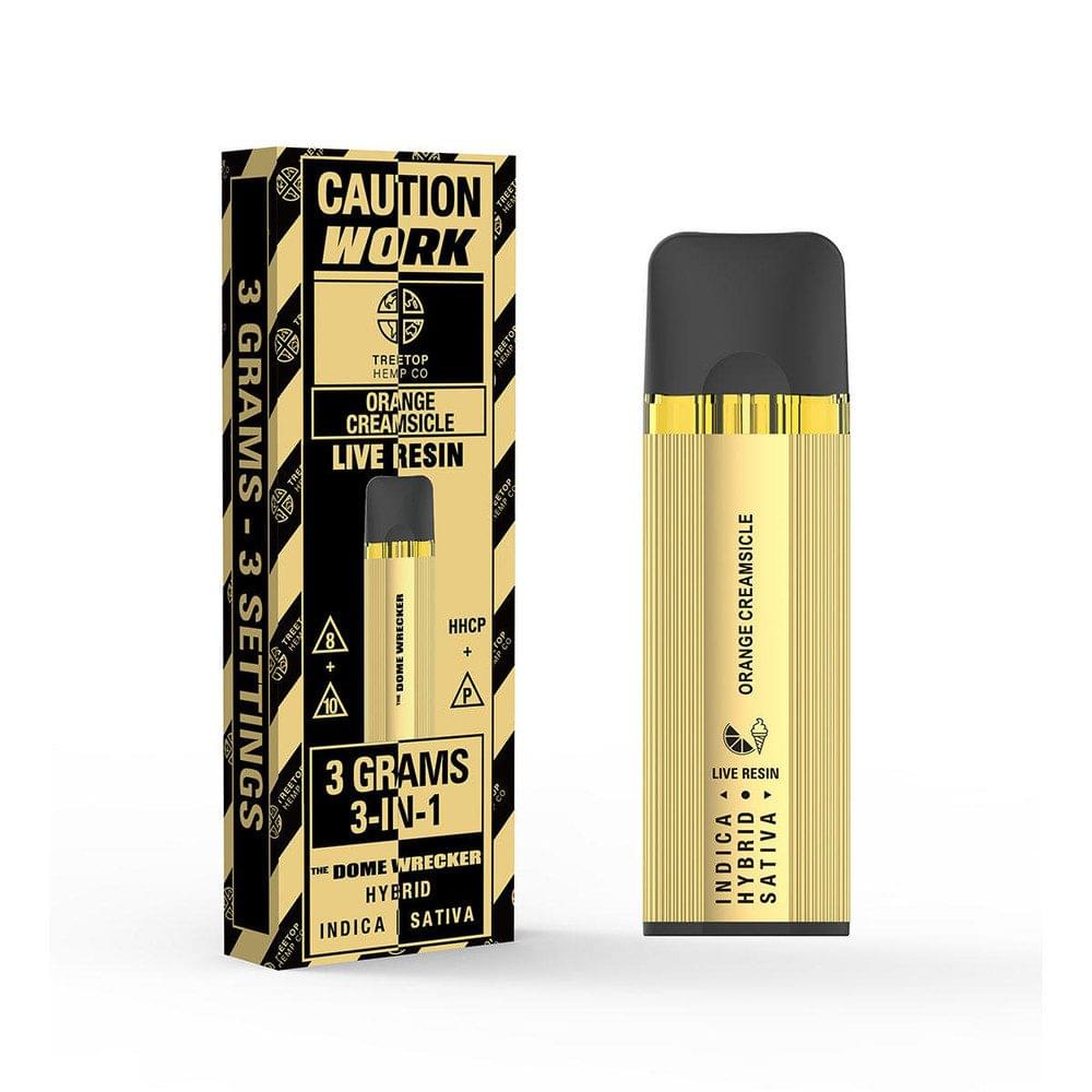 TREETOP & WORK 3G D8+D10+HHCP+THCP 3-IN-1 DISPOSABLE - 5CT DISPLAY